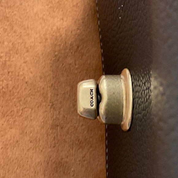 Coach Willow Saddle Crossbody Shoulder Bag Black Pebble Leather 2 Straps NEW - Picture 13 of 16